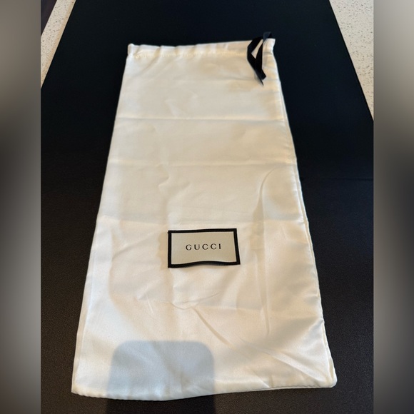 Gucci White Satin Bag with Black Accents - Picture 1 of 5